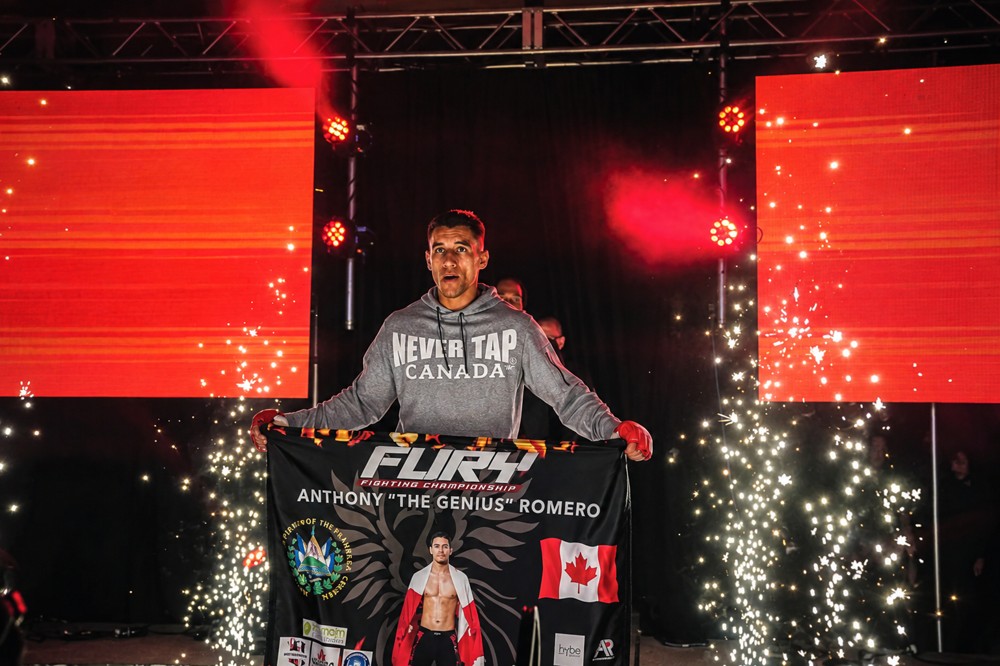 No longer undefeated, Anthony Romero says the pressure is off him ahead of Fury FC 54 fight against Nico Echeverry