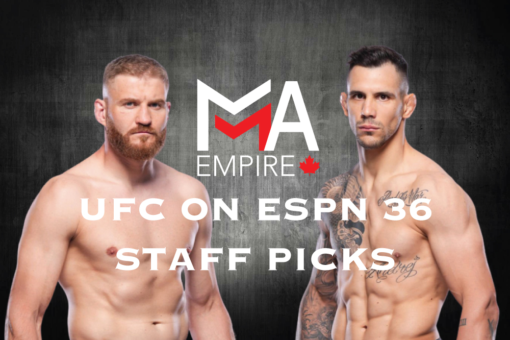 UFC on ESPN 36: Blachowicz vs. Rakic main card staff picks