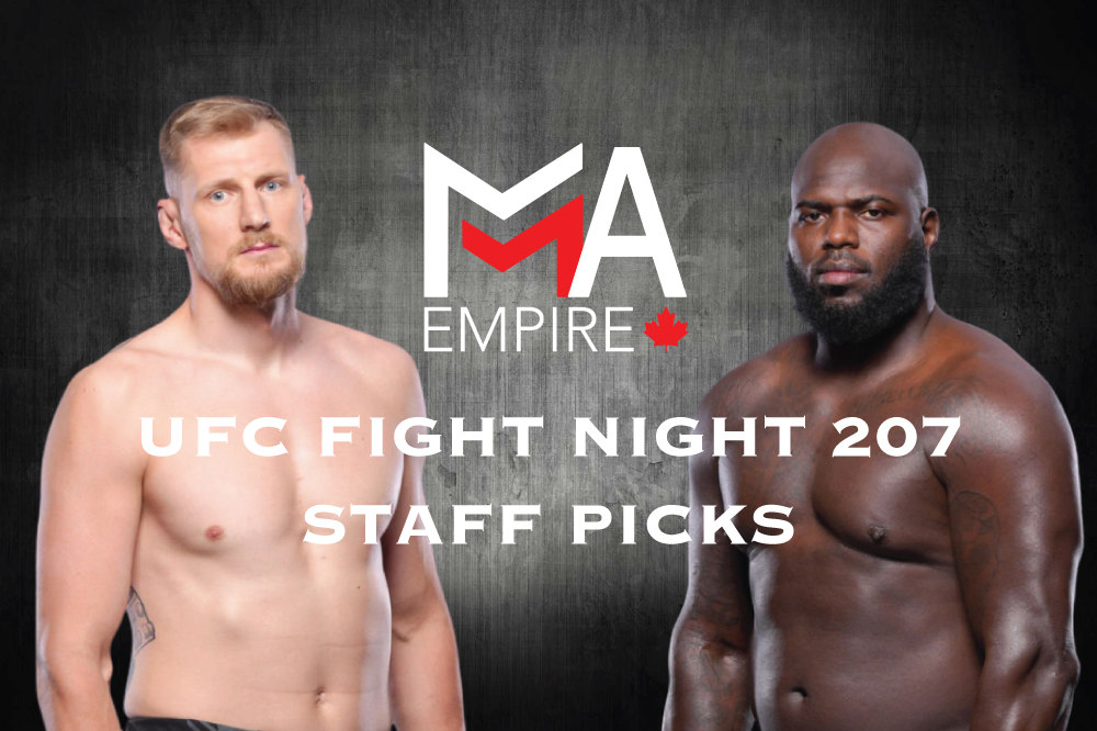 UFC Fight Night 207: Volkov vs. Rozenstruik main card staff predictions