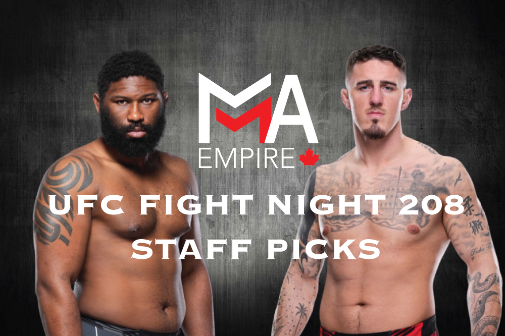 UFC Fight Night 208: Blaydes vs. Aspinall main card staff predictions