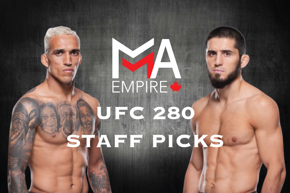 UFC 280: Oliveira vs. Makhachev main card staff predictions